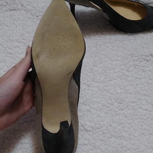 Audrey Brooke multicolored suede heels! - Picture 2 of 4